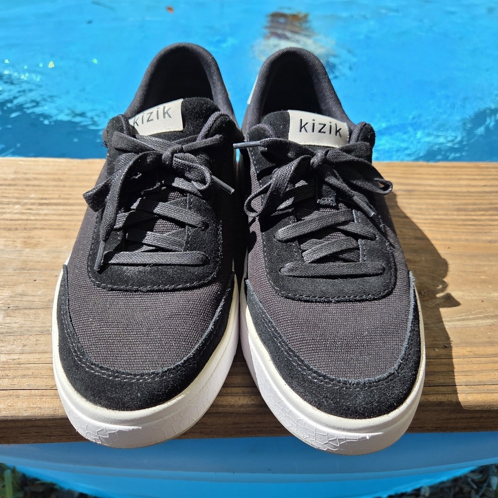 Kizik Prague Shoes Women's 9 Mens 7.5 Black Hands Free Casual Sneakers - Picture 5 of 11